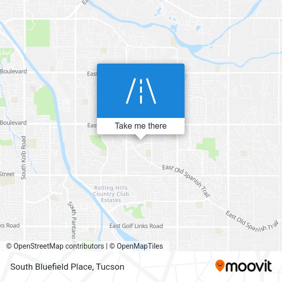 Mapa de South Bluefield Place