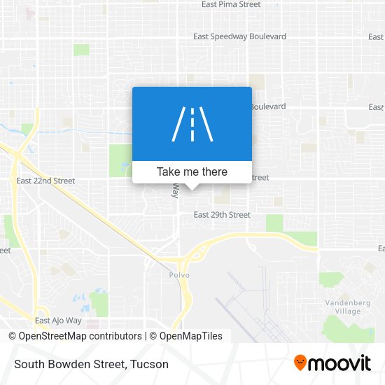 South Bowden Street map