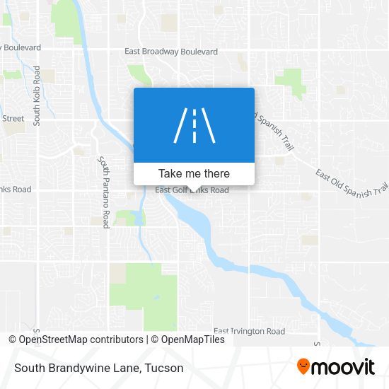Mapa de South Brandywine Lane