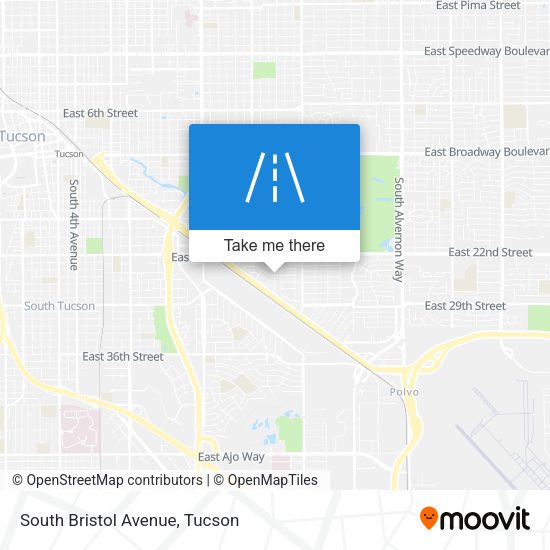 Mapa de South Bristol Avenue