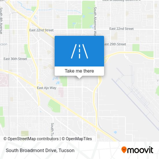 Mapa de South Broadmont Drive