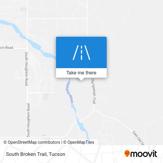South Broken Trail map