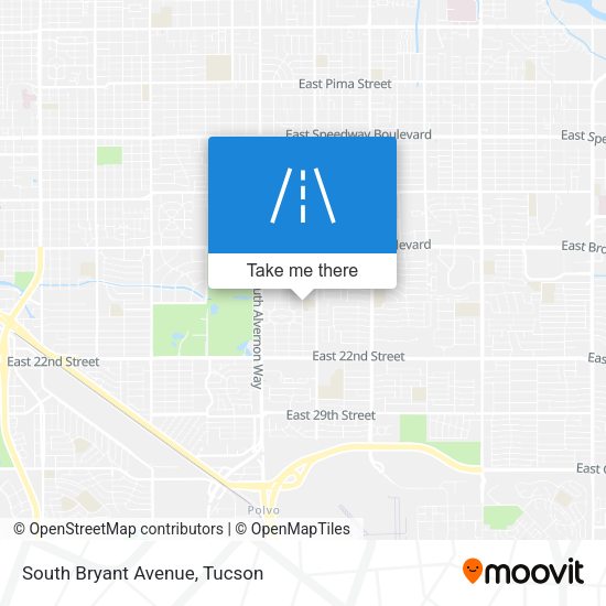 Mapa de South Bryant Avenue