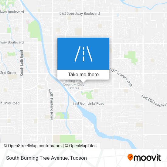 South Burning Tree Avenue map
