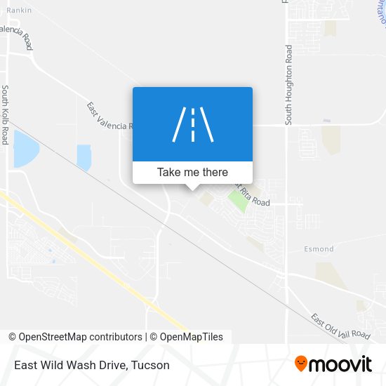 East Wild Wash Drive map