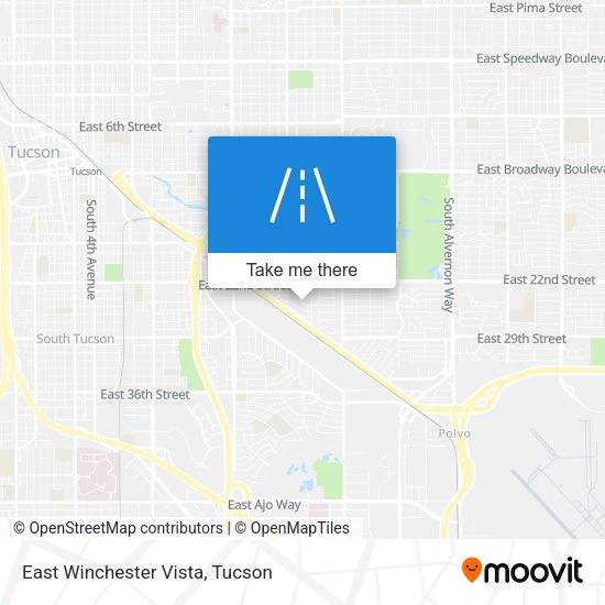 Mapa de East Winchester Vista