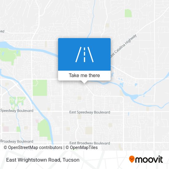 East Wrightstown Road map
