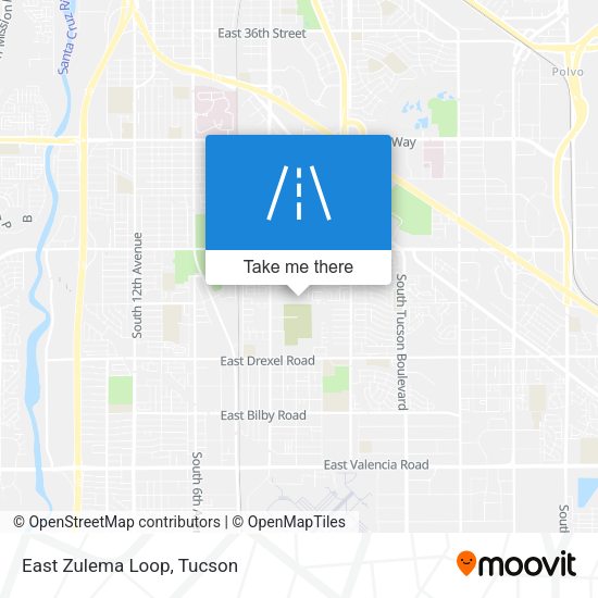 Mapa de East Zulema Loop