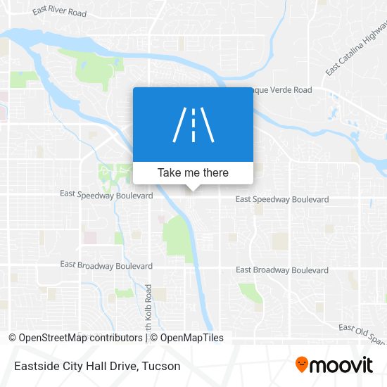 Eastside City Hall Drive map