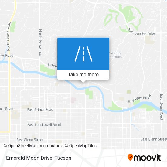 Emerald Moon Drive map