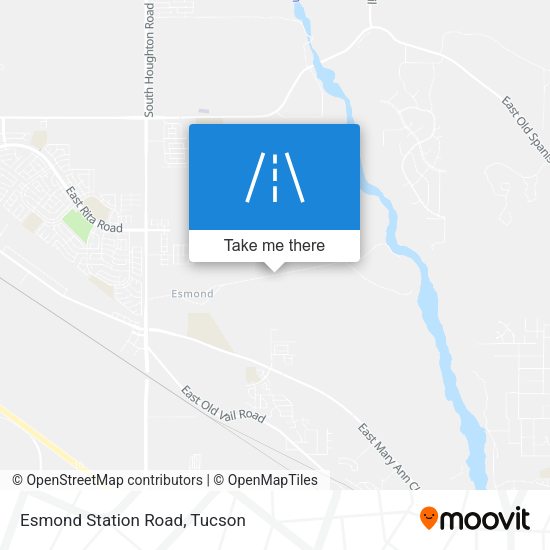 Mapa de Esmond Station Road