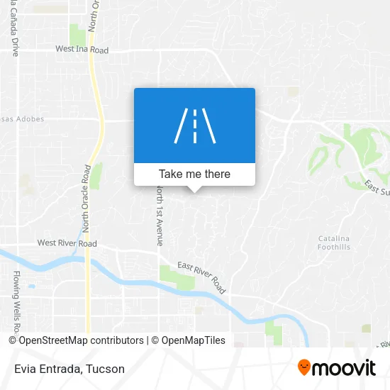 Evia Entrada map