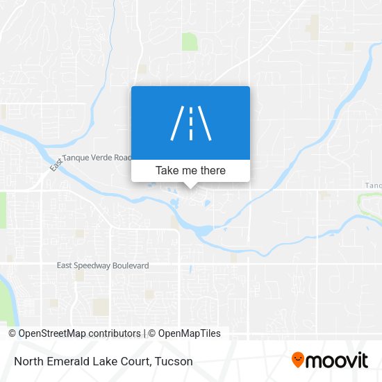 North Emerald Lake Court map