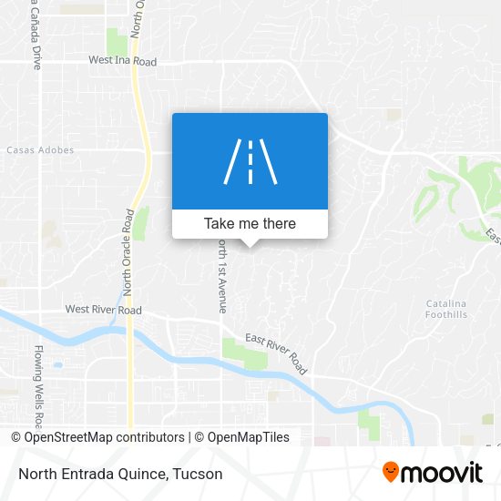 North Entrada Quince map