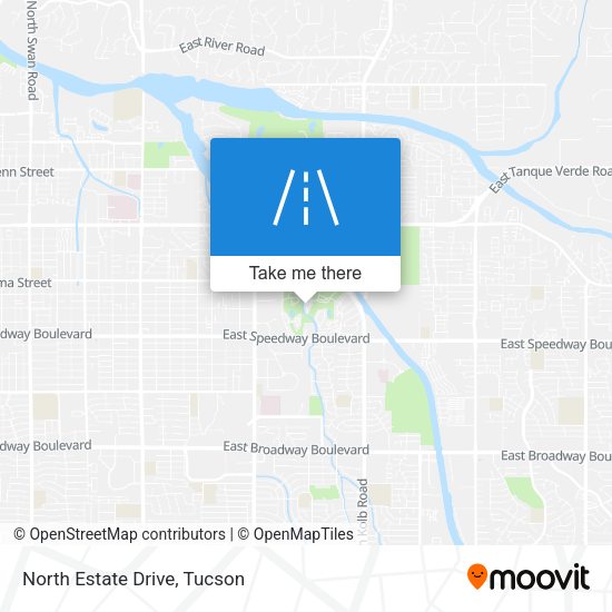 North Estate Drive map