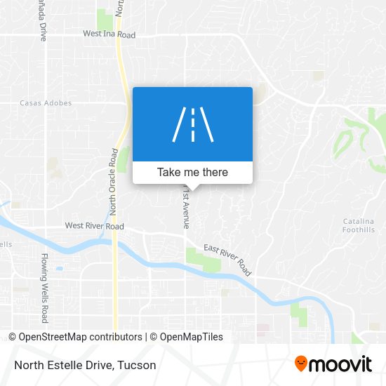 Mapa de North Estelle Drive