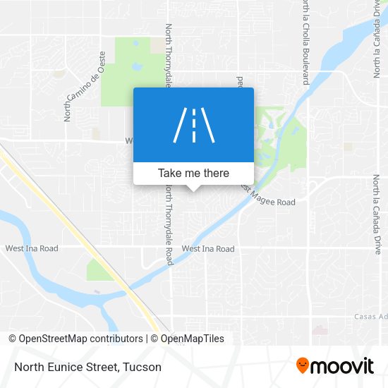 North Eunice Street map
