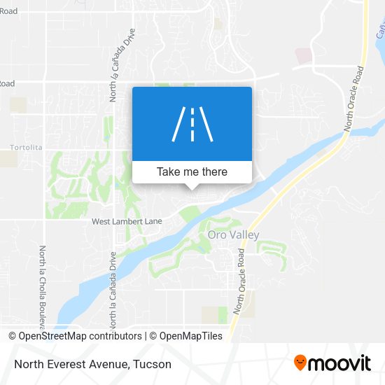 North Everest Avenue map