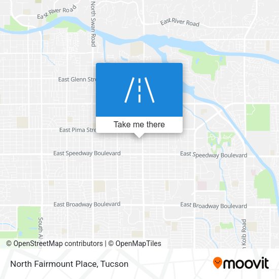 North Fairmount Place map