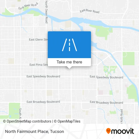 North Fairmount Place map