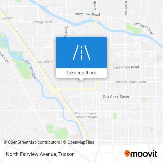 Mapa de North Fairview Avenue
