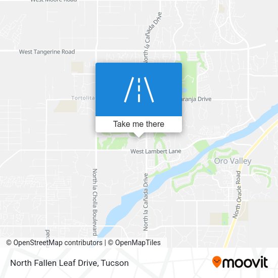 North Fallen Leaf Drive map