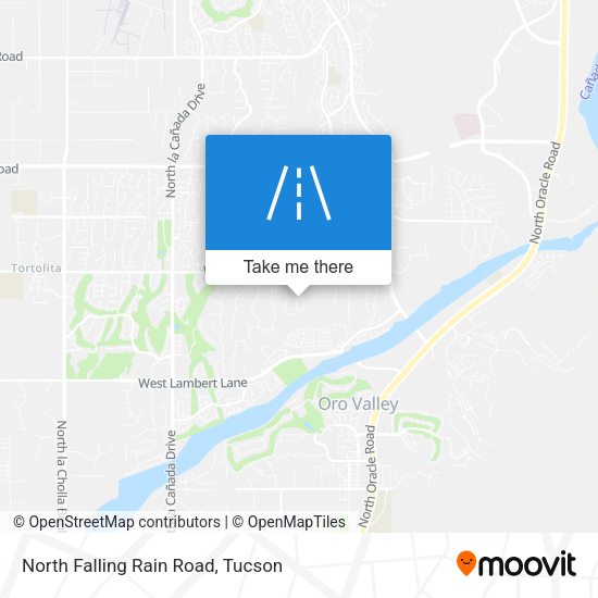 North Falling Rain Road map