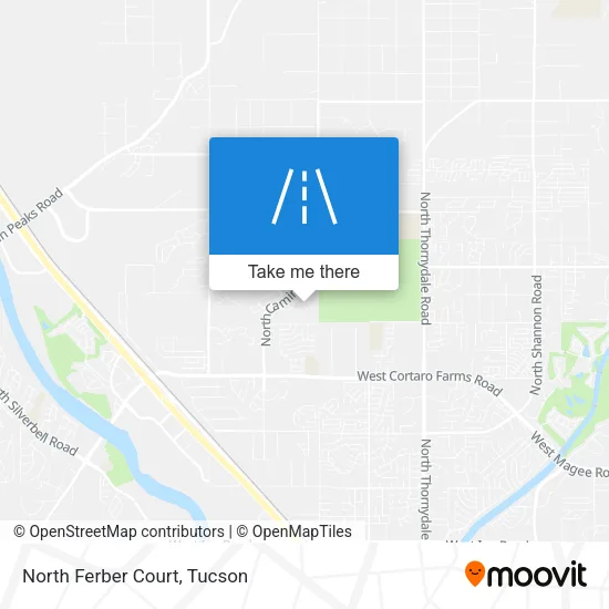 North Ferber Court map