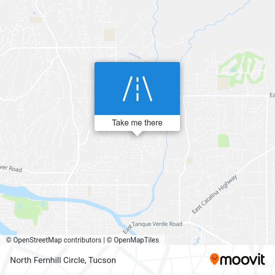 Mapa de North Fernhill Circle