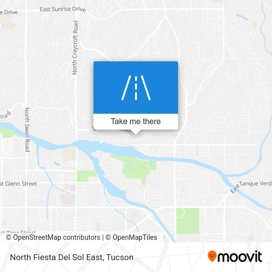 North Fiesta Del Sol East map