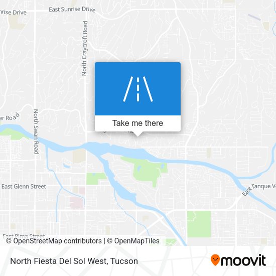 North Fiesta Del Sol West map