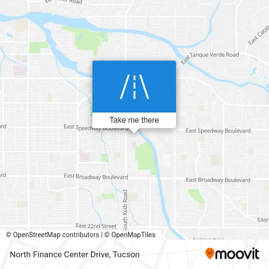 North Finance Center Drive map