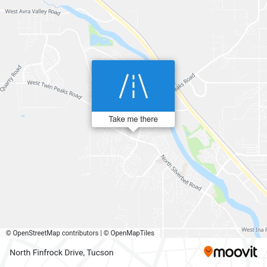 North Finfrock Drive map