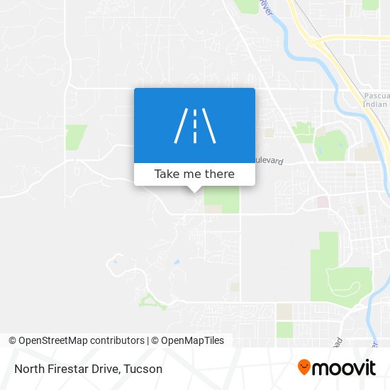 North Firestar Drive map