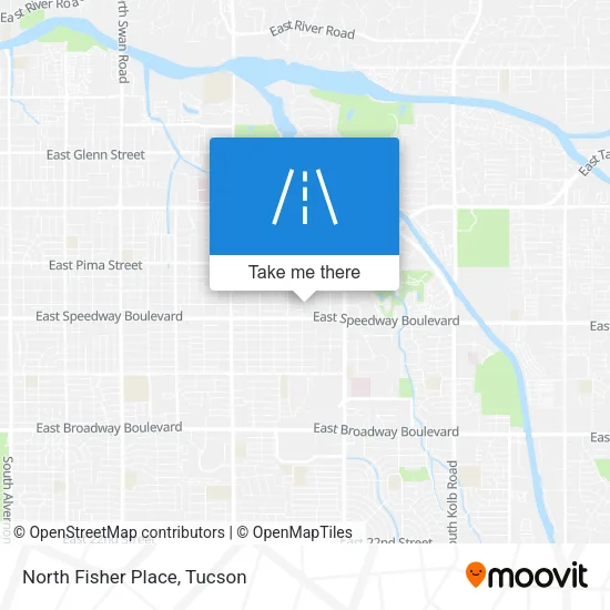North Fisher Place map