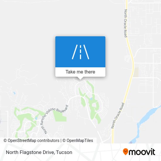 North Flagstone Drive map