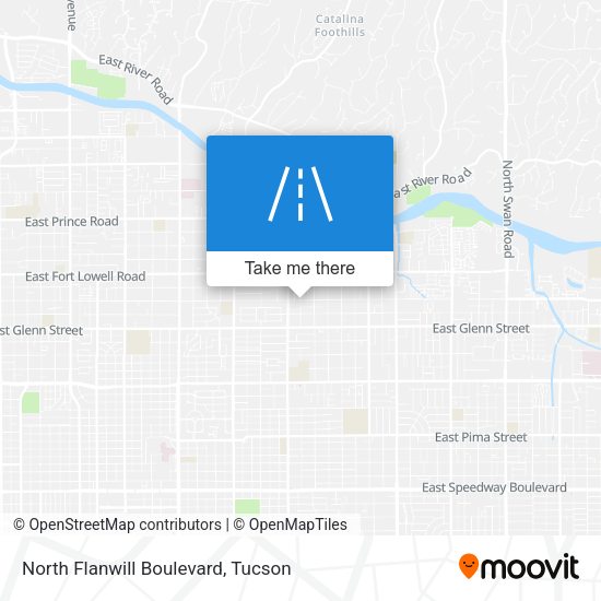 North Flanwill Boulevard map