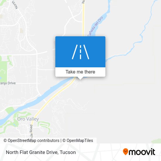 North Flat Granite Drive map
