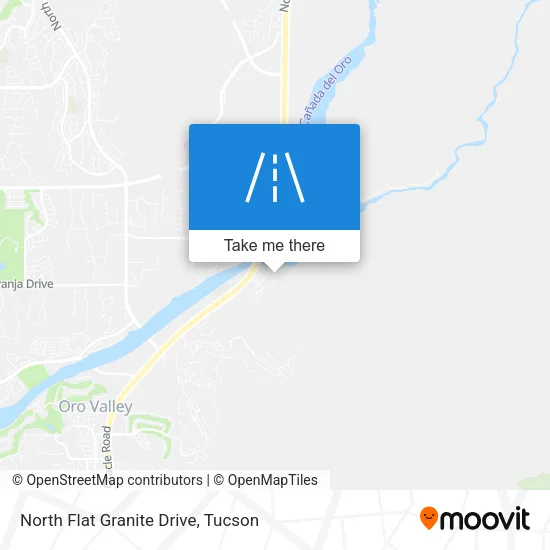 North Flat Granite Drive map
