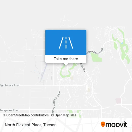 North Flaxleaf Place map