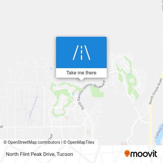 Mapa de North Flint Peak Drive