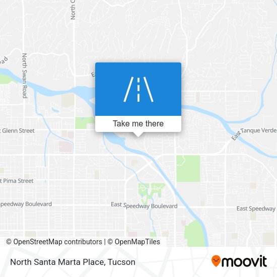 North Santa Marta Place map