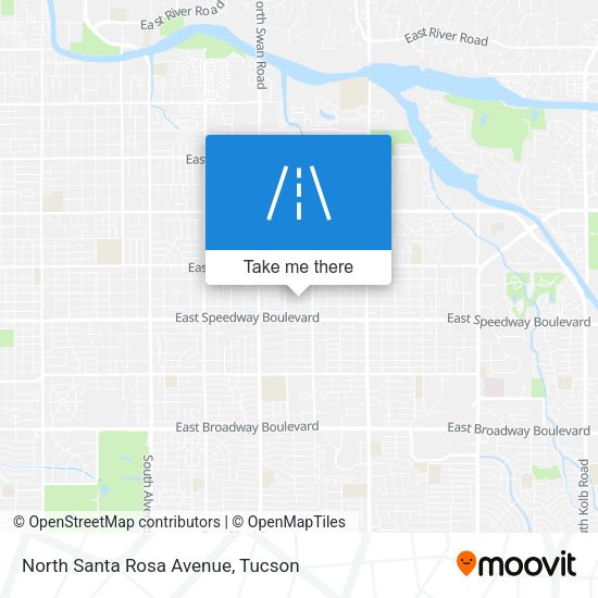 North Santa Rosa Avenue map