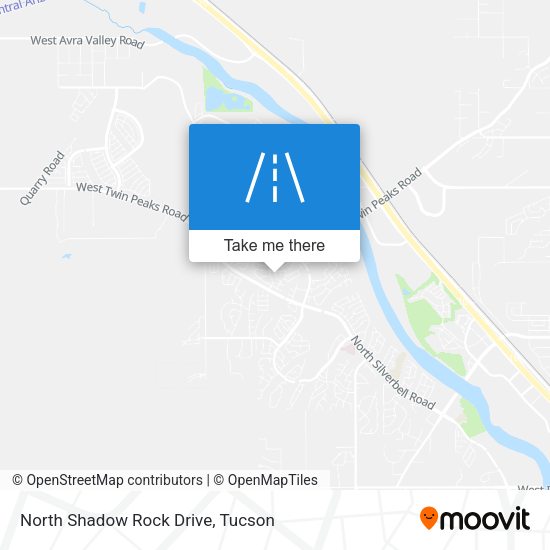 Mapa de North Shadow Rock Drive