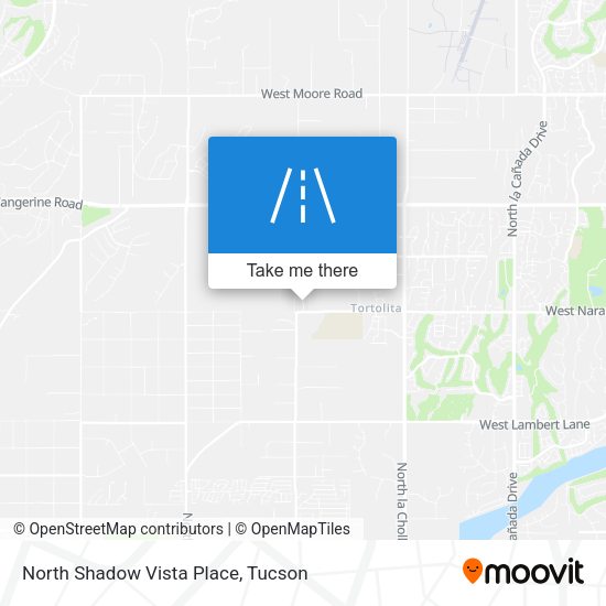 Mapa de North Shadow Vista Place