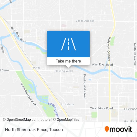 Mapa de North Shamrock Place