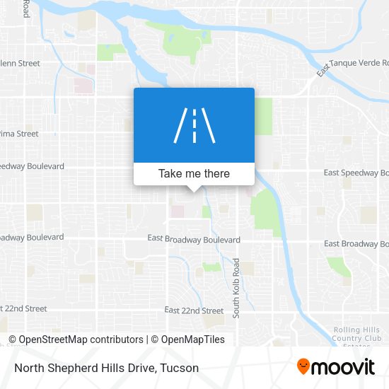 North Shepherd Hills Drive map