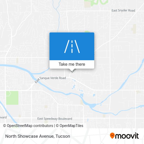 North Showcase Avenue map