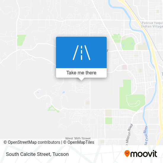 South Calcite Street map