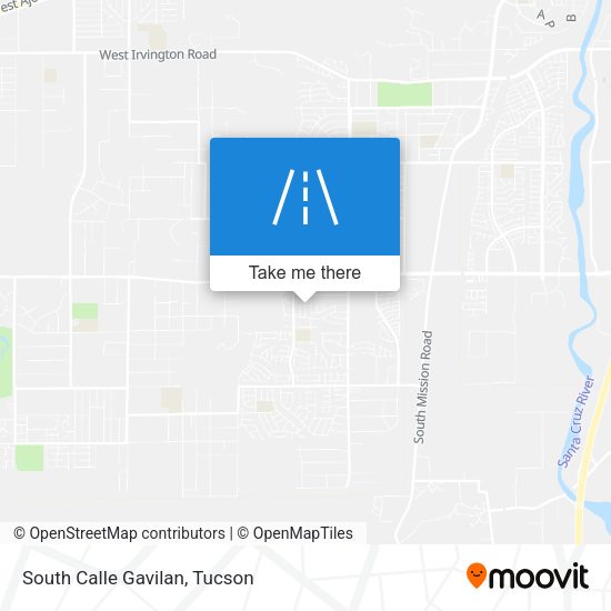 South Calle Gavilan map